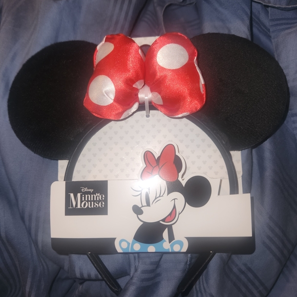 Disney Accessories - Disney Minnie Mouse Headband with Polka Dot Bow